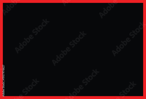 Abstract fire light and red photo frame with alpha channel animation on black space video background