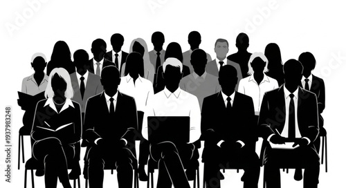 Group of Business People Meeting.