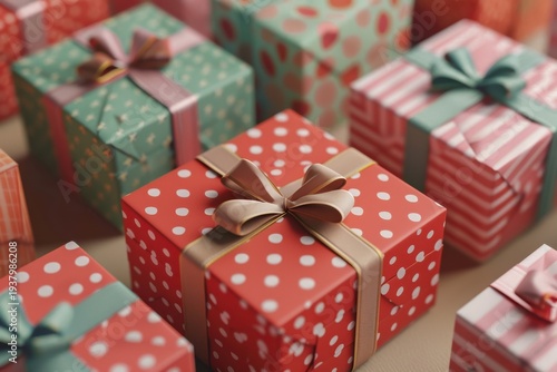 Beautifully Wrapped Gift Boxes