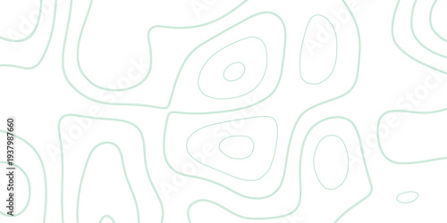 Mint green contour lines abstract background topography
