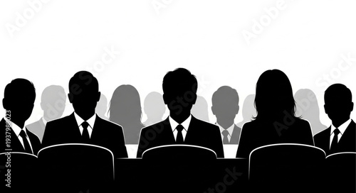 Group of Business Professionals Meeting.