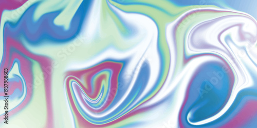 Swirling pastel colors in a fluid abstract pattern