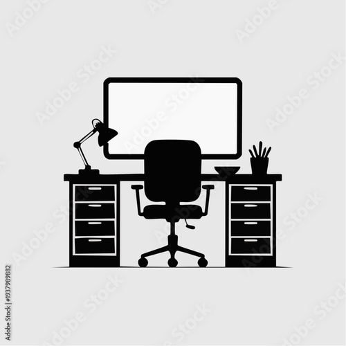 Black and white illustration of a stylus signing on a tablet