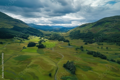 Aerial View of Highland Valleys