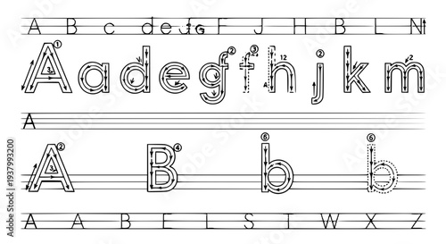 English alphabet tracing worksheet letters A–B dot tracing for preschool and kindergarten