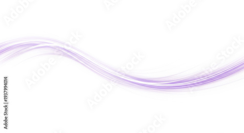 Abstract glowing purple light wave flow, futuristic energy stream