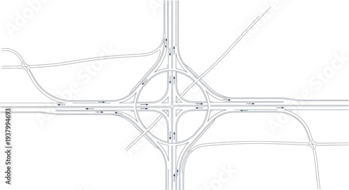 Highway Interchange Road Infrastructure.