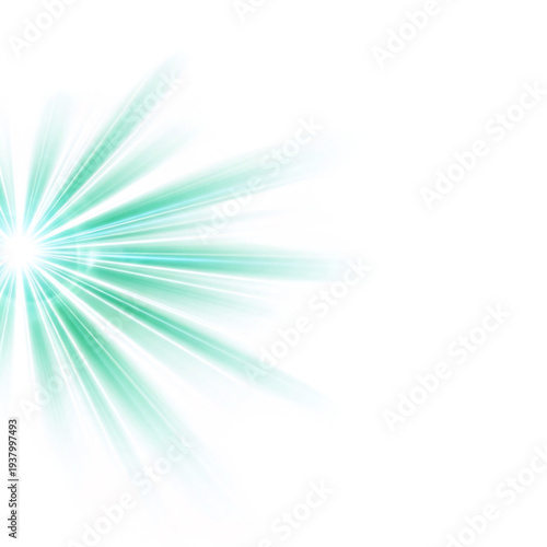 Blue light burst abstract radial effect background