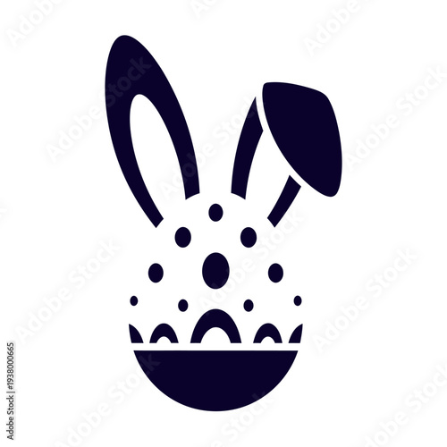 Easter sunday celebration with easter bunny and easter egg