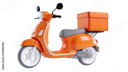 scooter isolated on white