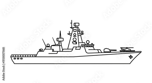 Military Naval Warship Vessel Ship.