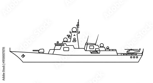 Military Naval Warship Vessel Ship.