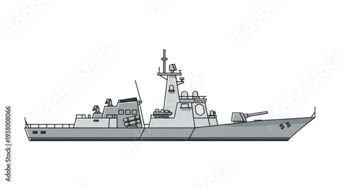 Military Naval Warship Vessel Ship.