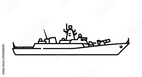 Military Naval Warship Vessel Ship.
