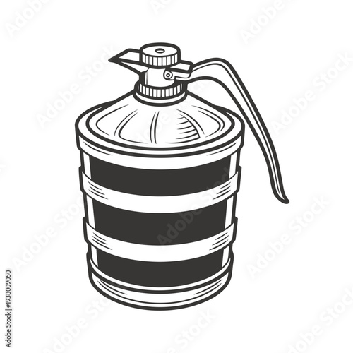 Vector illustration of a jerry can