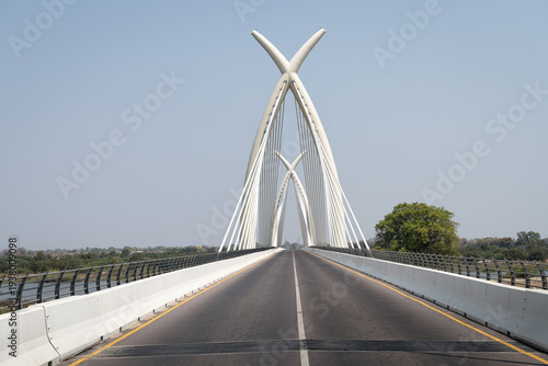 Wallpaper Mural Okavango Delta Bridge, Mohembo, Botswana, Africa Torontodigital.ca