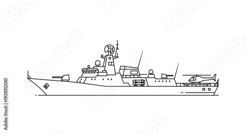 Military Naval Warship Vessel Ship.