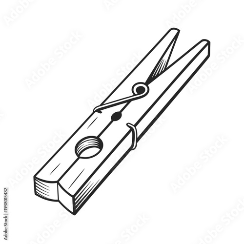 Vector clothes peg icon