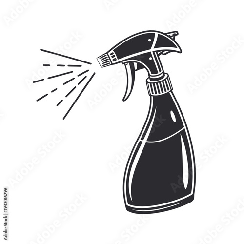 Vector illustration of a spray bottle