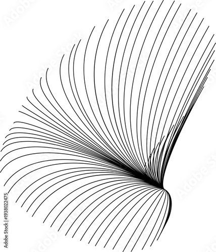 Clean and simplistic Line art design, printable illustration