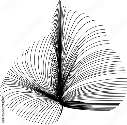 Clean and simplistic Line art design, printable illustration