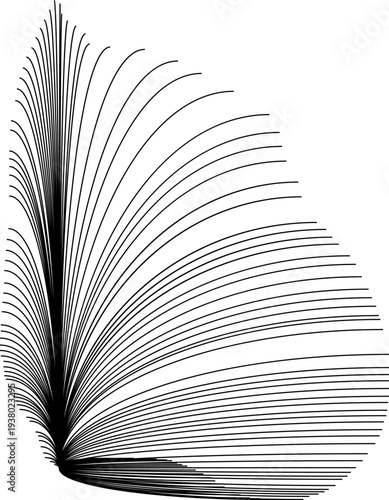 Clean and simplistic Line art design, printable illustration