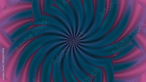 Vibrant Spiral Pattern Animation Background.