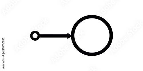 Silhouette of a key inserting into a keyhole