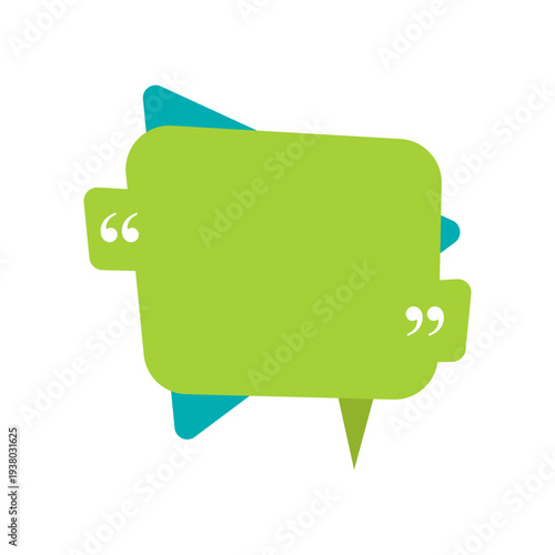 layered speech bubble dialog shape