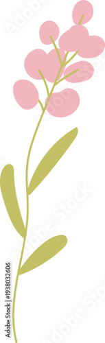 Berry Stem Botanical Hand Drawn