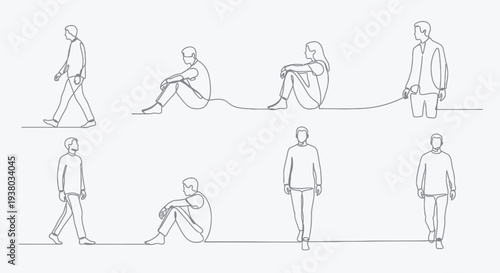 Man Pulling Rope with Other Person.