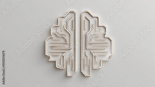 AI Brain Technology Icon