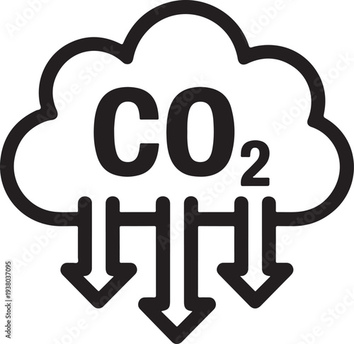 Co2 vector icon