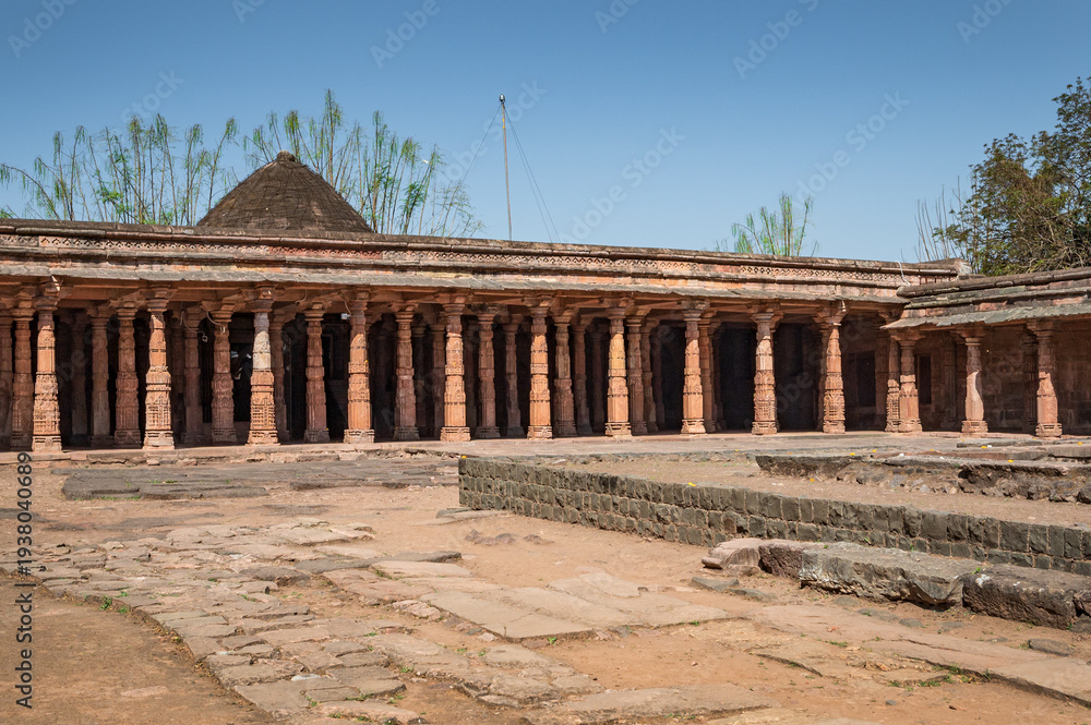 Fototapeta premium The Bhojshala is a historic building located in the city of Dhar, in the state of Madhya Pradesh, India.