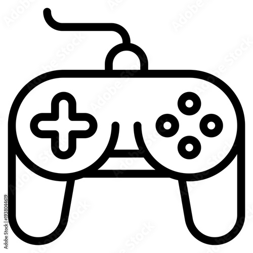Gamepad icon vector illustration.