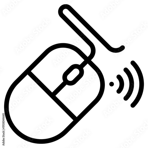 Mouse icon vector illustration.