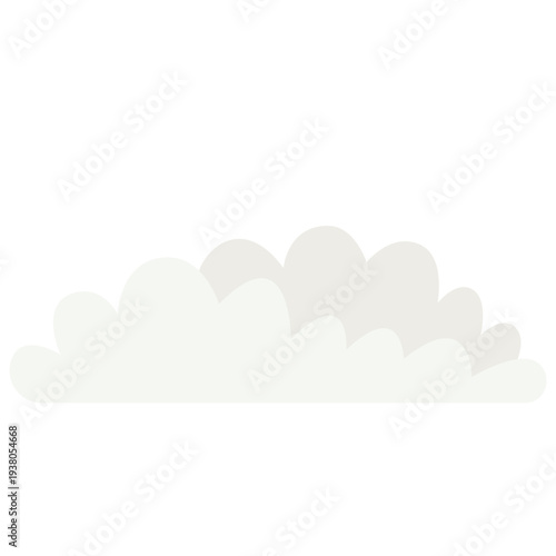 Simple White Cloud Graphic