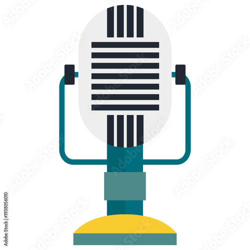 Retro Microphone Icon