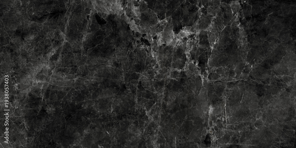 Obraz premium Black marble stone texture, natural background 