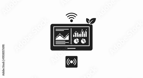 Smart Home Automation Control Panel Device.