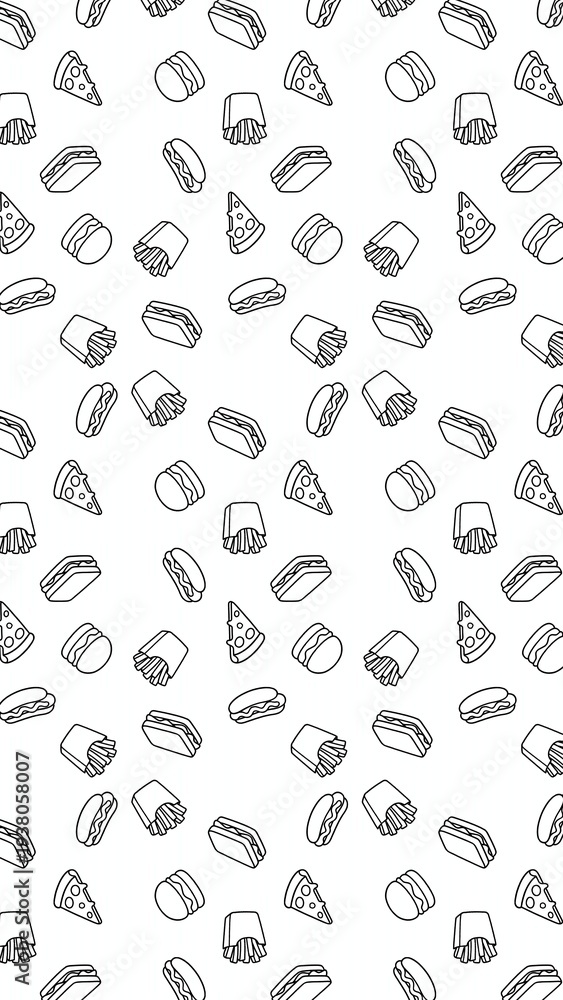 Fototapeta premium set of vector icons for web design