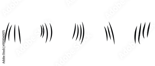 Animal Claw Icon, Claw scratch icon, claw icon.