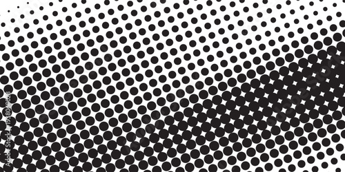 Background with monochrome dotted texture. Polka dot pattern template