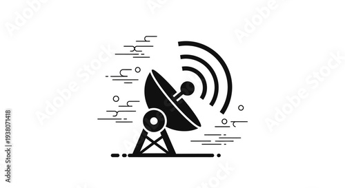 Satellite Dish Antenna Communication Technology.