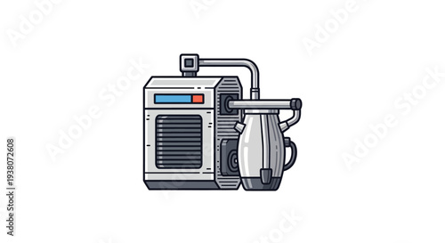 Industrial air conditioning unit system.