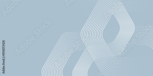 Abstract hexagon lines on gray background. Geometric stripe line art design modern vector illustration eps10