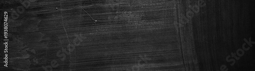 Black wall scratched, Panoramic black plaster wall surface