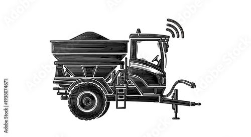 Autonomous Farming Tractor with WiFi.