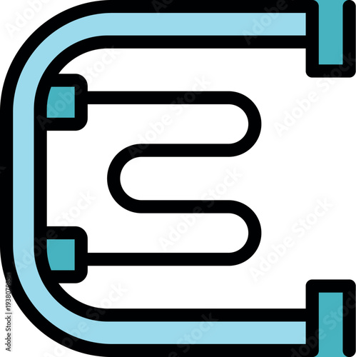 Jump rope forming a dynamic wavy shape, symbolizing fitness, cardio workouts, and active lifestyles