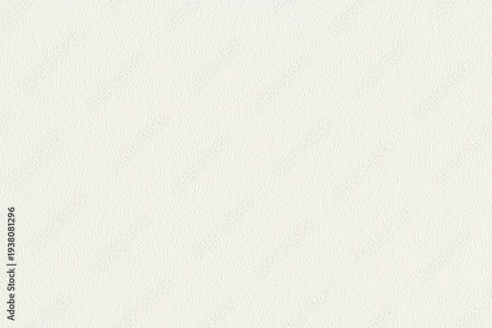 Fototapeta premium Textured white paper background with subtle grain. Blank cream surface for design element, presentation, or product display with copy space